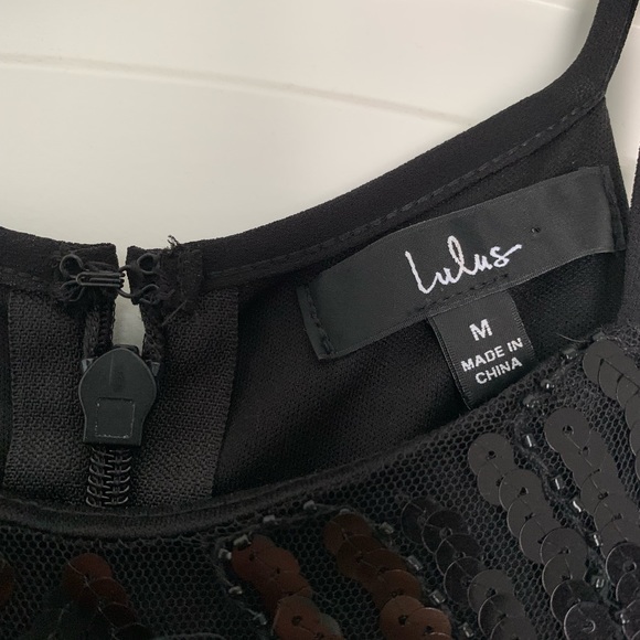 Lulu’s Ace of spades sequin dress - Picture 5 of 5